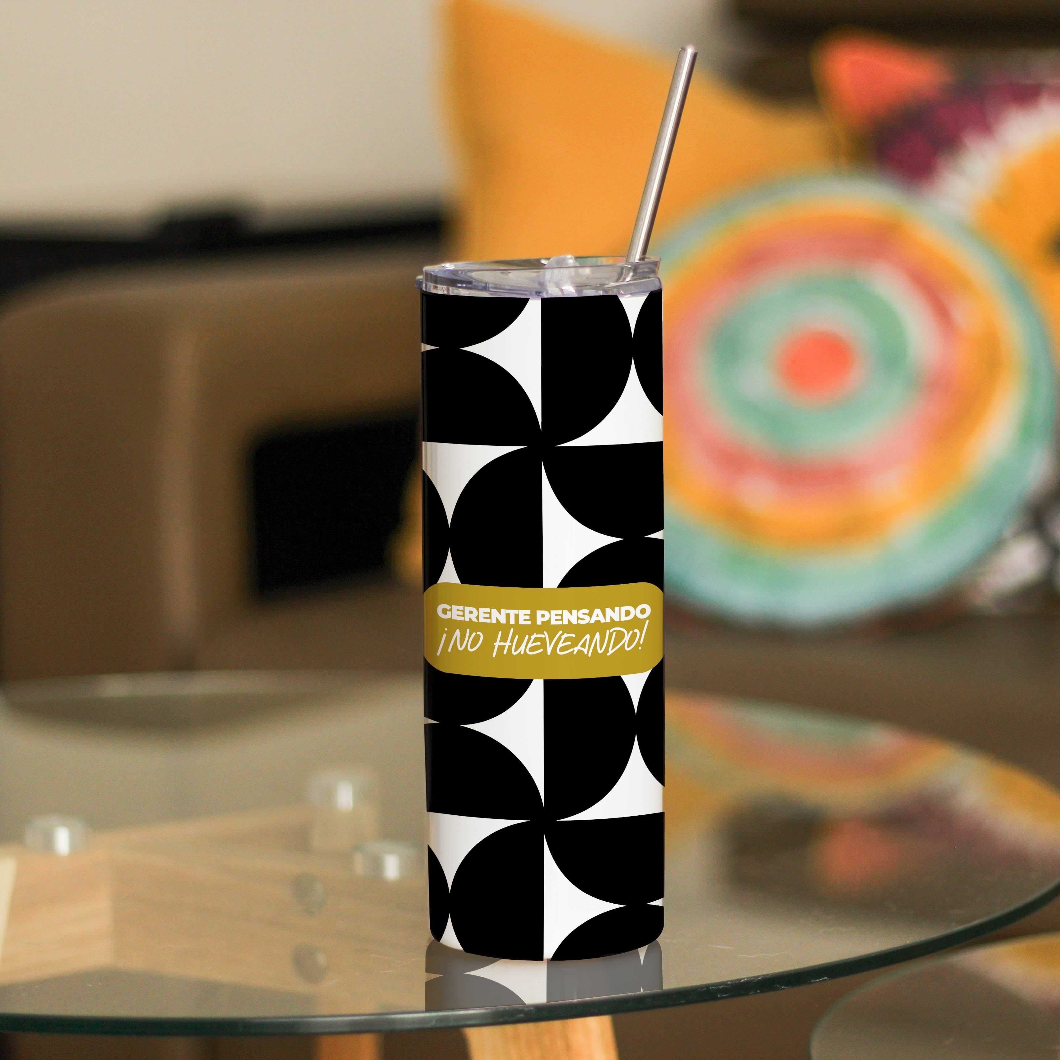 Tumbler Gerente pensando ¡No hueveando!