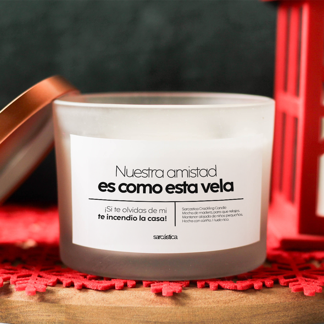 Vela PREMIUM - Nuestra amistad es como esta vela