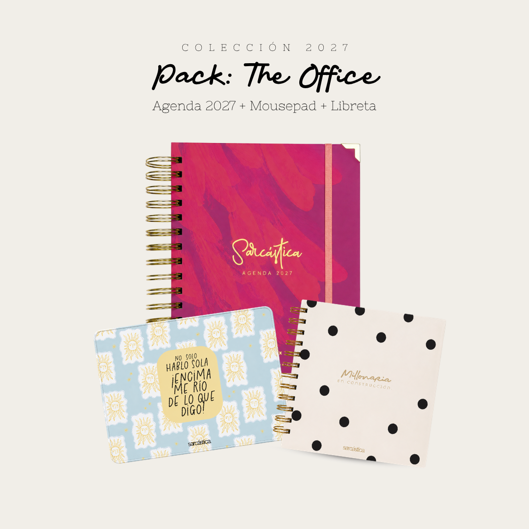 Pack Agenda: The Office (Agenda Sarcástica 2027 + Mousepad + Libreta) (PREVENTA)