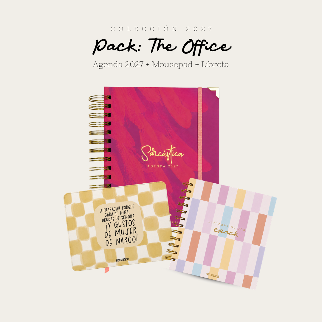 Pack Agenda: The Office (Agenda Sarcástica 2027 + Mousepad + Libreta) (PREVENTA)