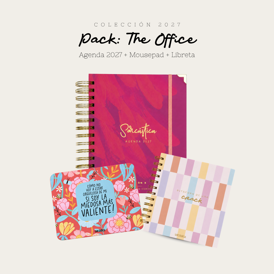 Pack Agenda: The Office (Agenda Sarcástica 2027 + Mousepad + Libreta) (PREVENTA)