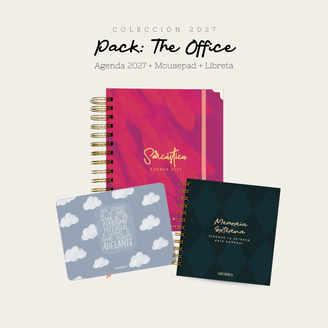 Pack Agenda: The Office (Agenda Sarcástica 2027 + Mousepad + Libreta) (PREVENTA)