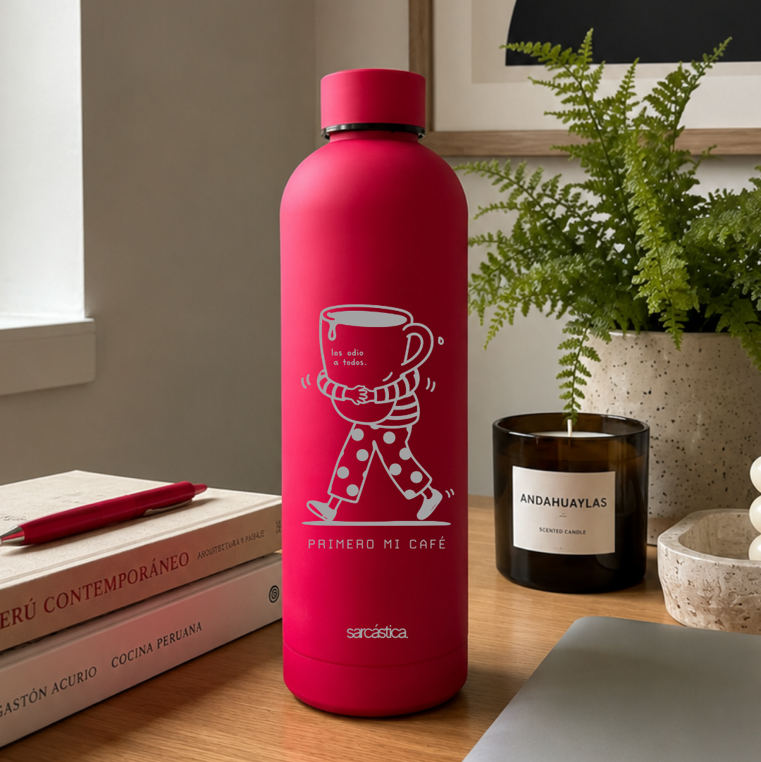 Botella Térmica Velvet: Primero mi Café
