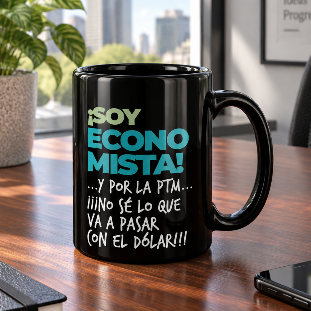 Taza ¡Soy economista! ...y no sé lo que va a pasar con el dólar!
