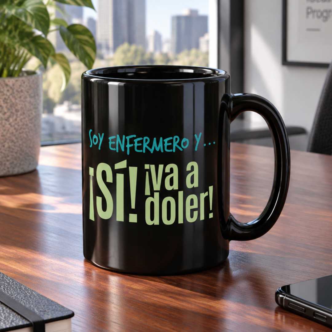 Taza Enfermera/o ¡Sí! ¡va a doler!