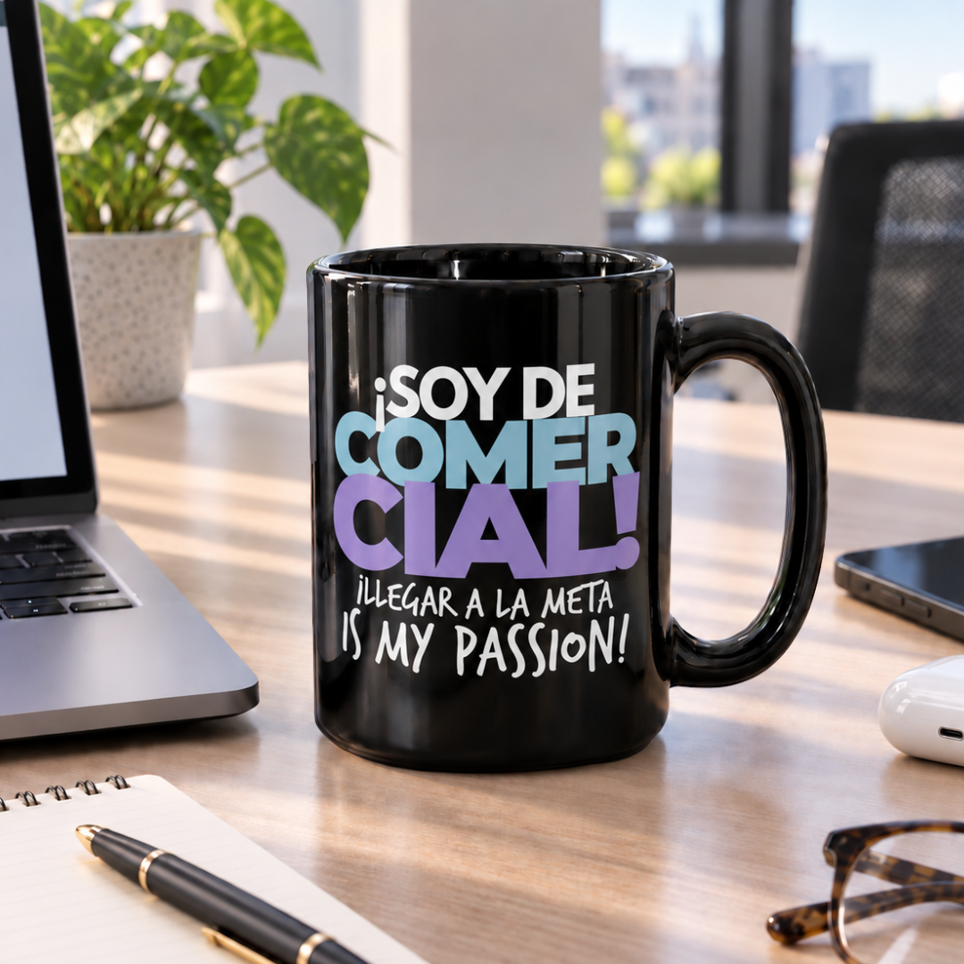 Taza Trabajo ¡Soy de comercial! ¡Llegar a la meta...!