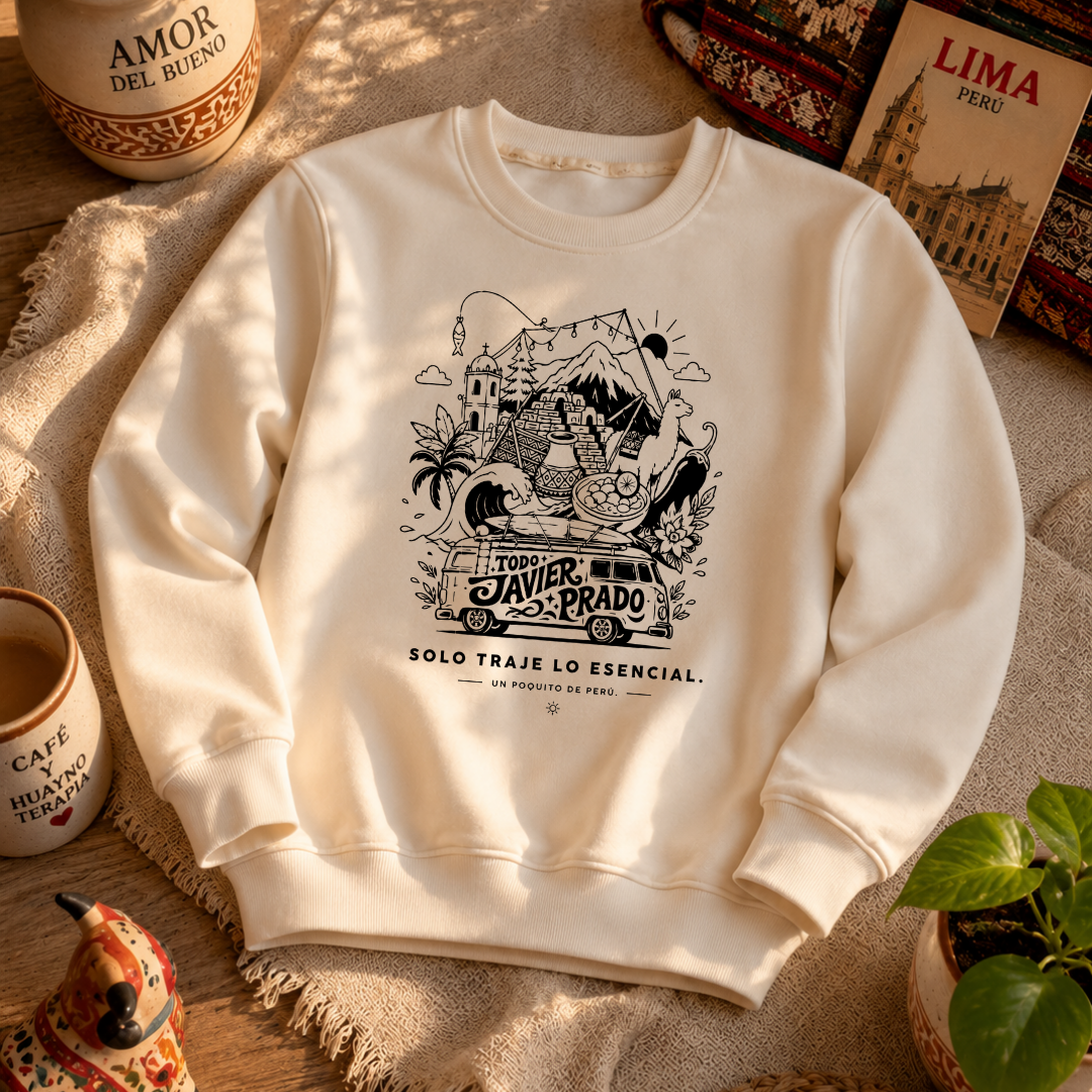 Polera Solo me llevo lo esencial