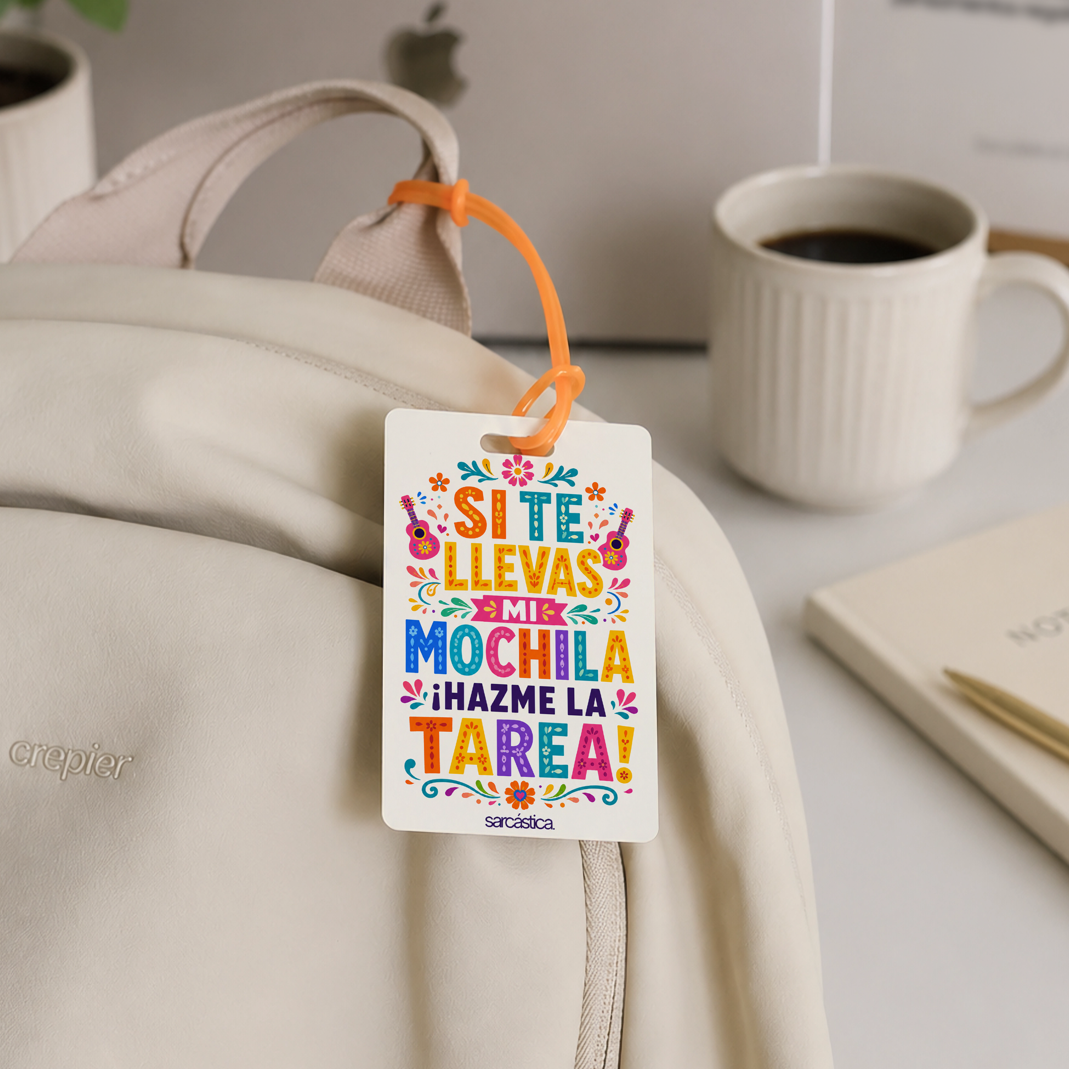 Tags de Mochila Escolar - Si te llevas mi mochila, ¡hazme la tarea!