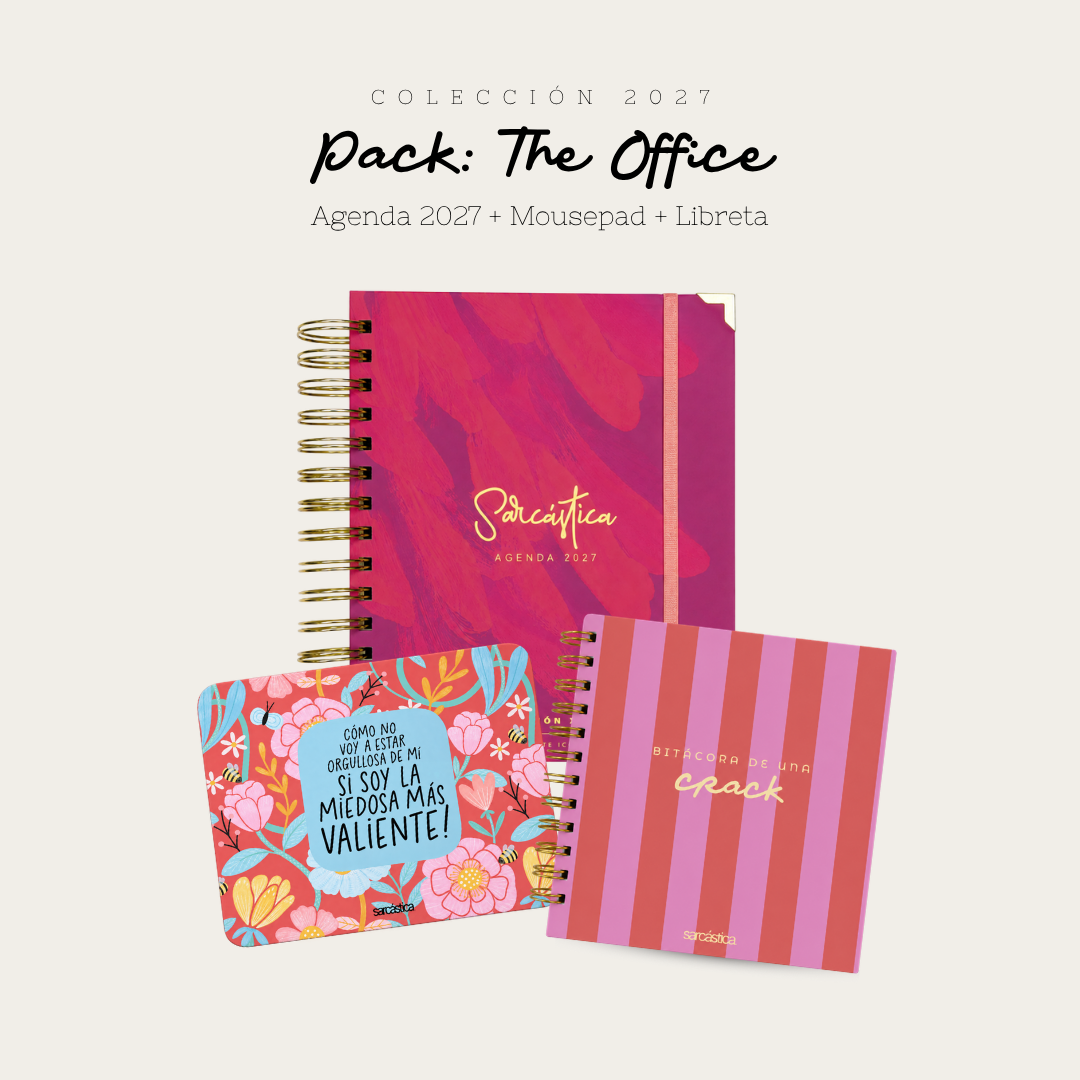 Pack Agenda: The Office (Agenda Sarcástica 2027 + Mousepad + Libreta) (PREVENTA)