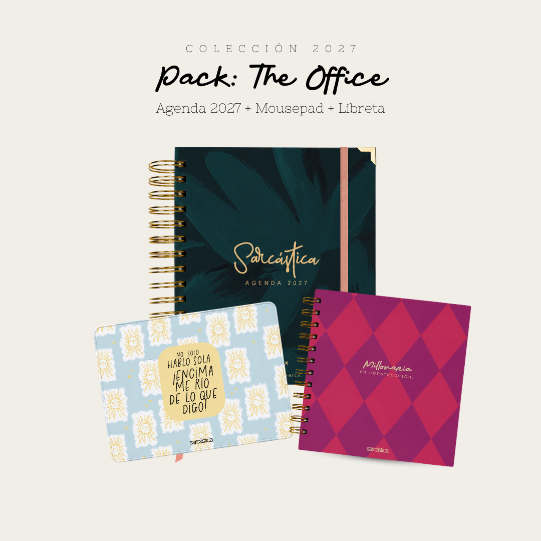 Pack Agenda: The Office (Agenda Sarcástica 2027 + Mousepad + Libreta) (PREVENTA)