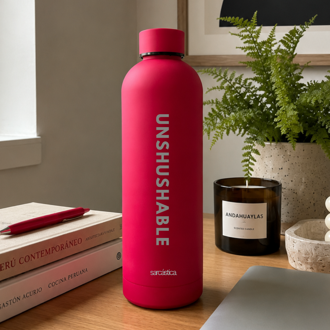 Botella Térmica Velvet: Unshushable