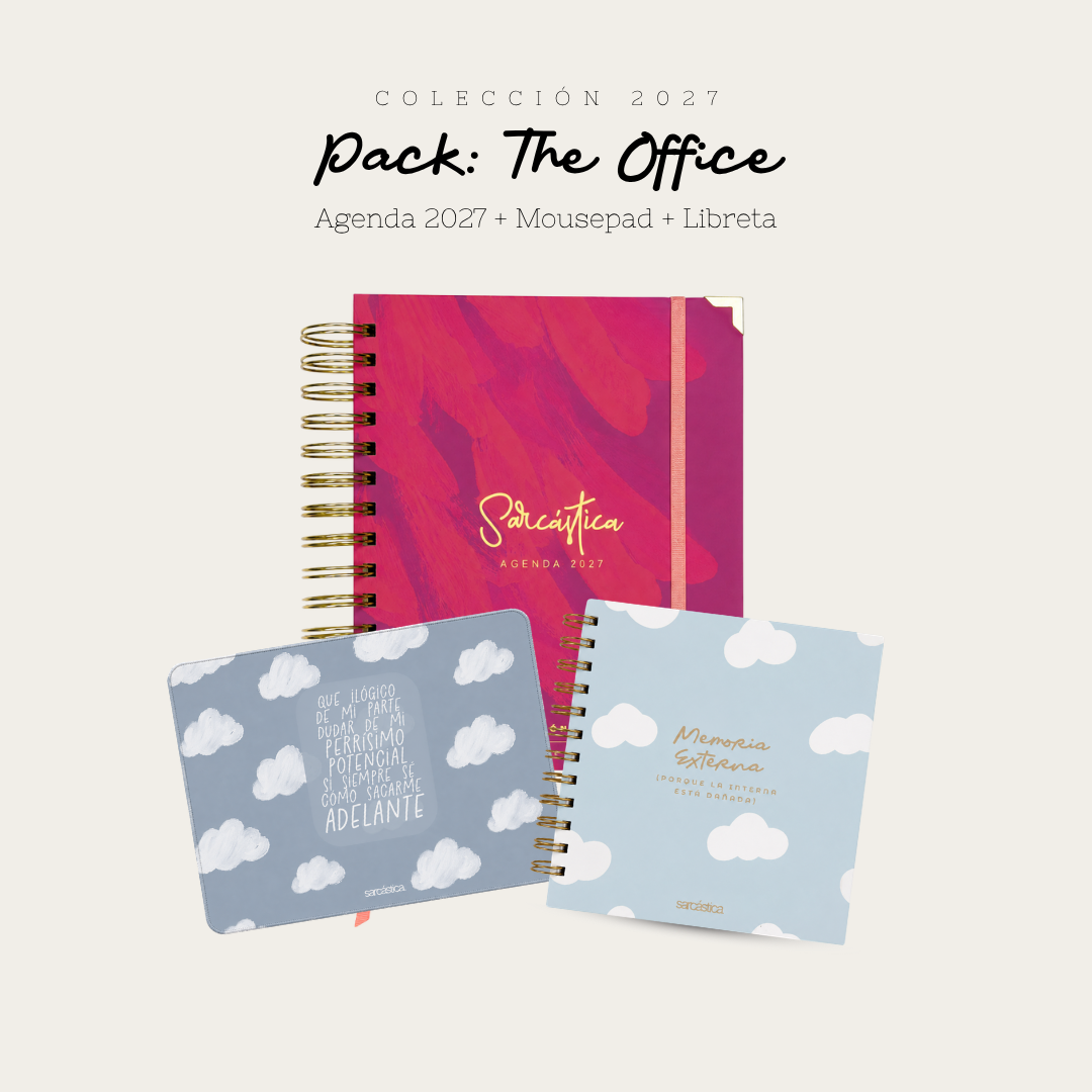 Pack Agenda: The Office (Agenda Sarcástica 2027 + Mousepad + Libreta) (PREVENTA)