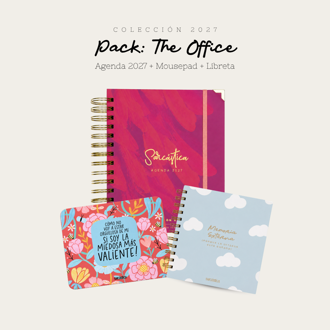 Pack Agenda: The Office (Agenda Sarcástica 2027 + Mousepad + Libreta) (PREVENTA)