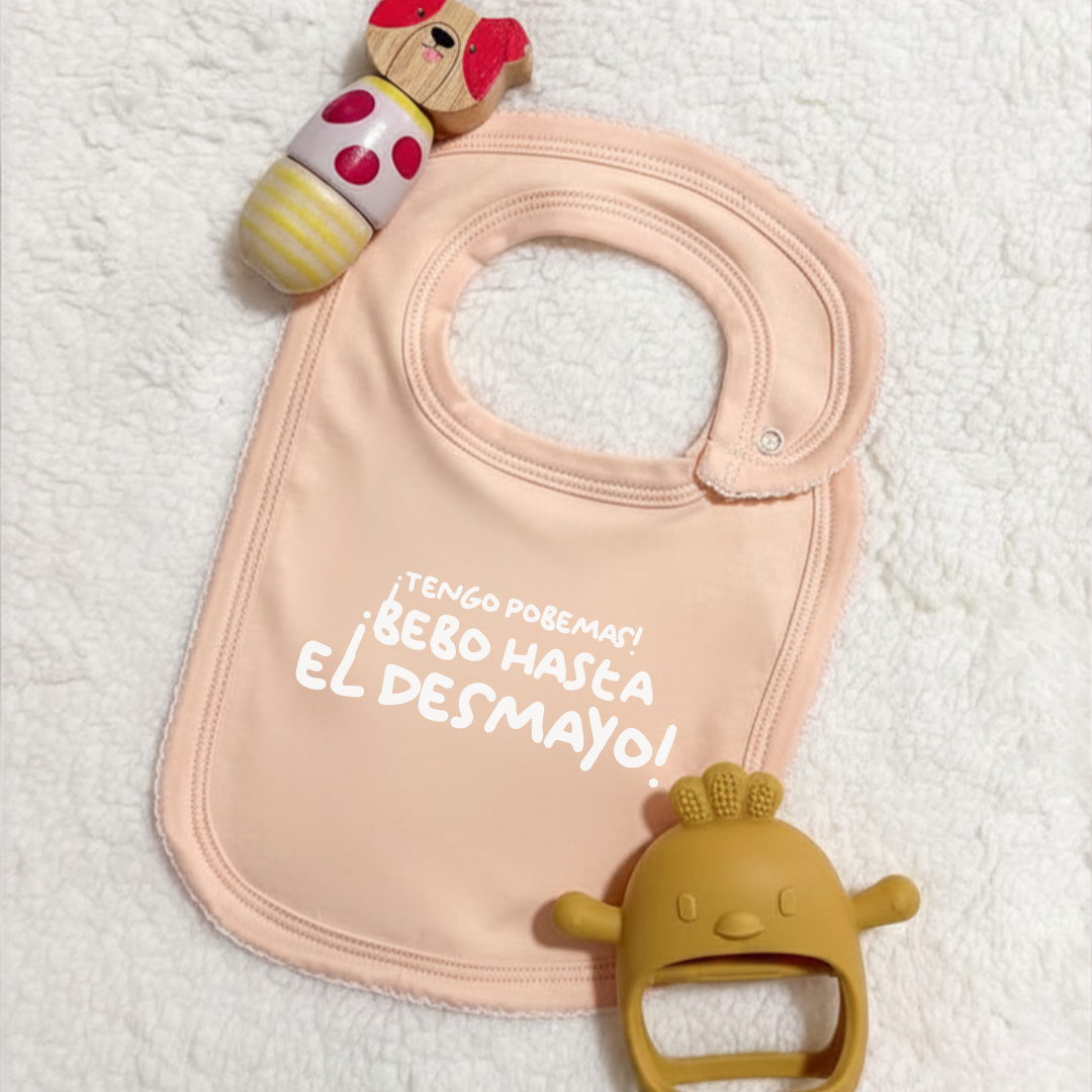 Babero - ¡Bebo hasta el desmayo!
