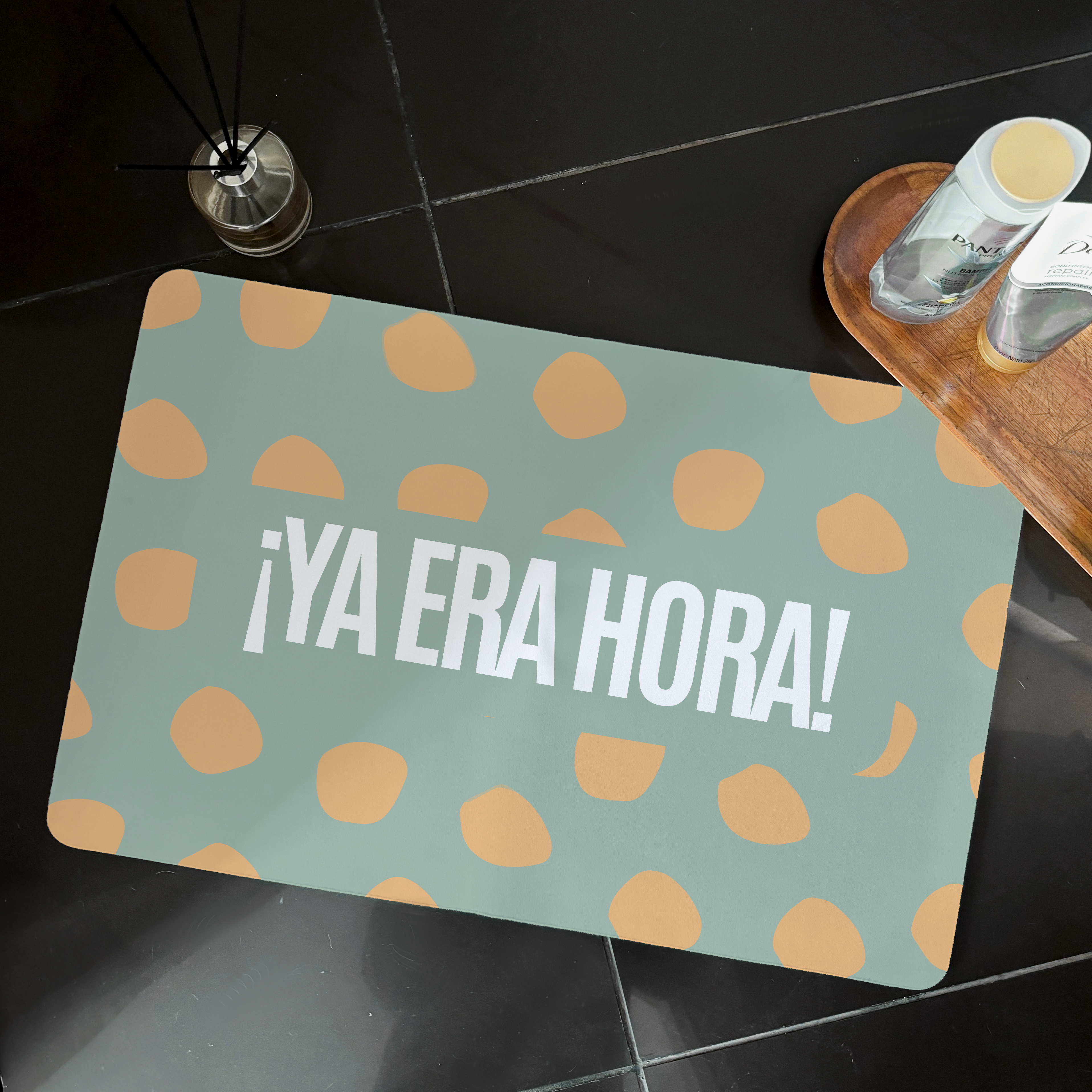 Tapete para baño - ¡Ya era hora!