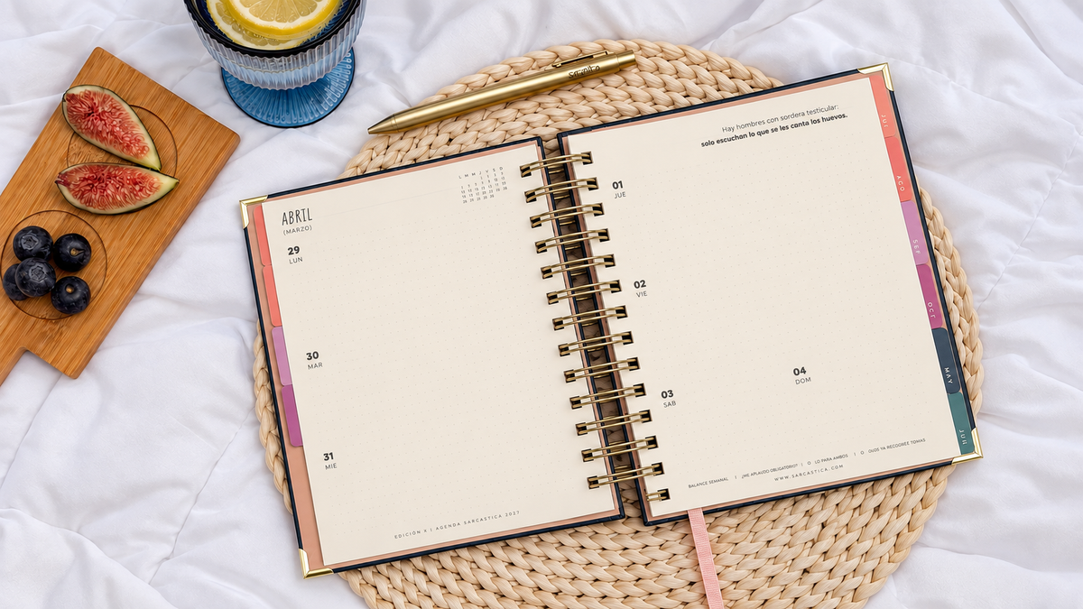 Agenda 2027 SEMANAL Sarcástica - BLACK MINT (PREVENTA)