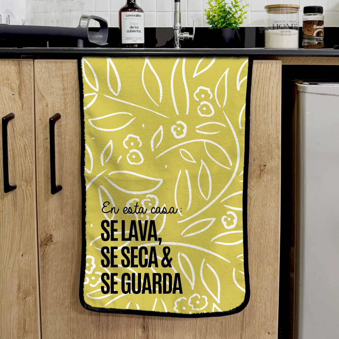 Secador - En esta casa: Se lava, se seca & se guarda