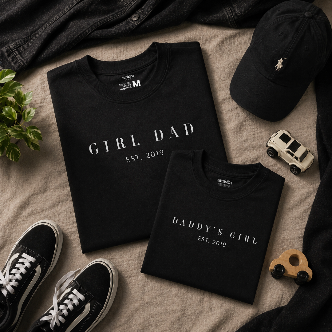 Polos Match l Papá - Girl Dad