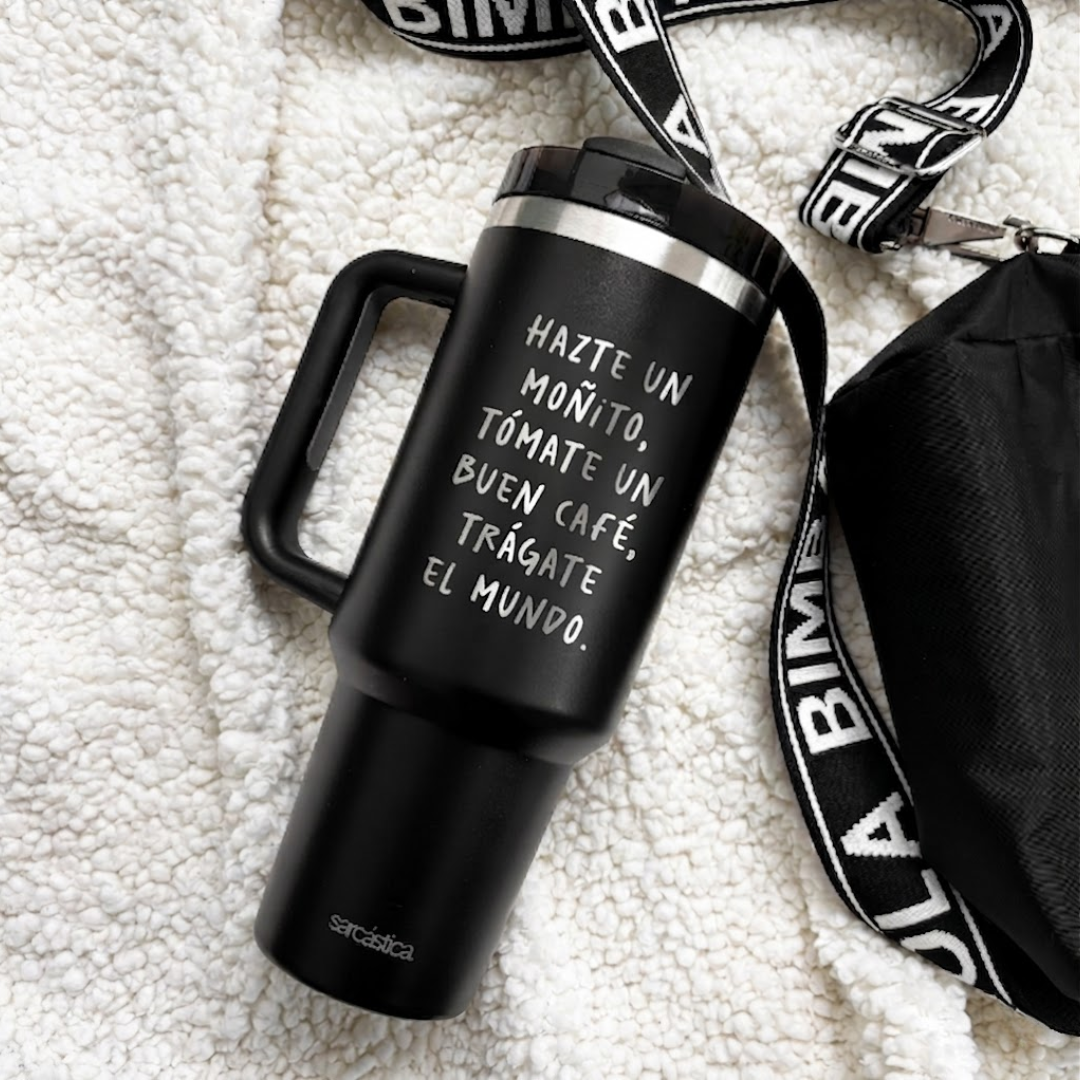 Taza Térmica PRO MAX - Hazte un moñito, tómate un buen café