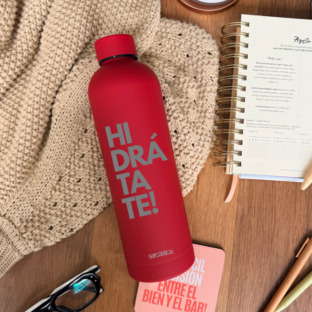 Botella Térmica Velvet: Hidrátate