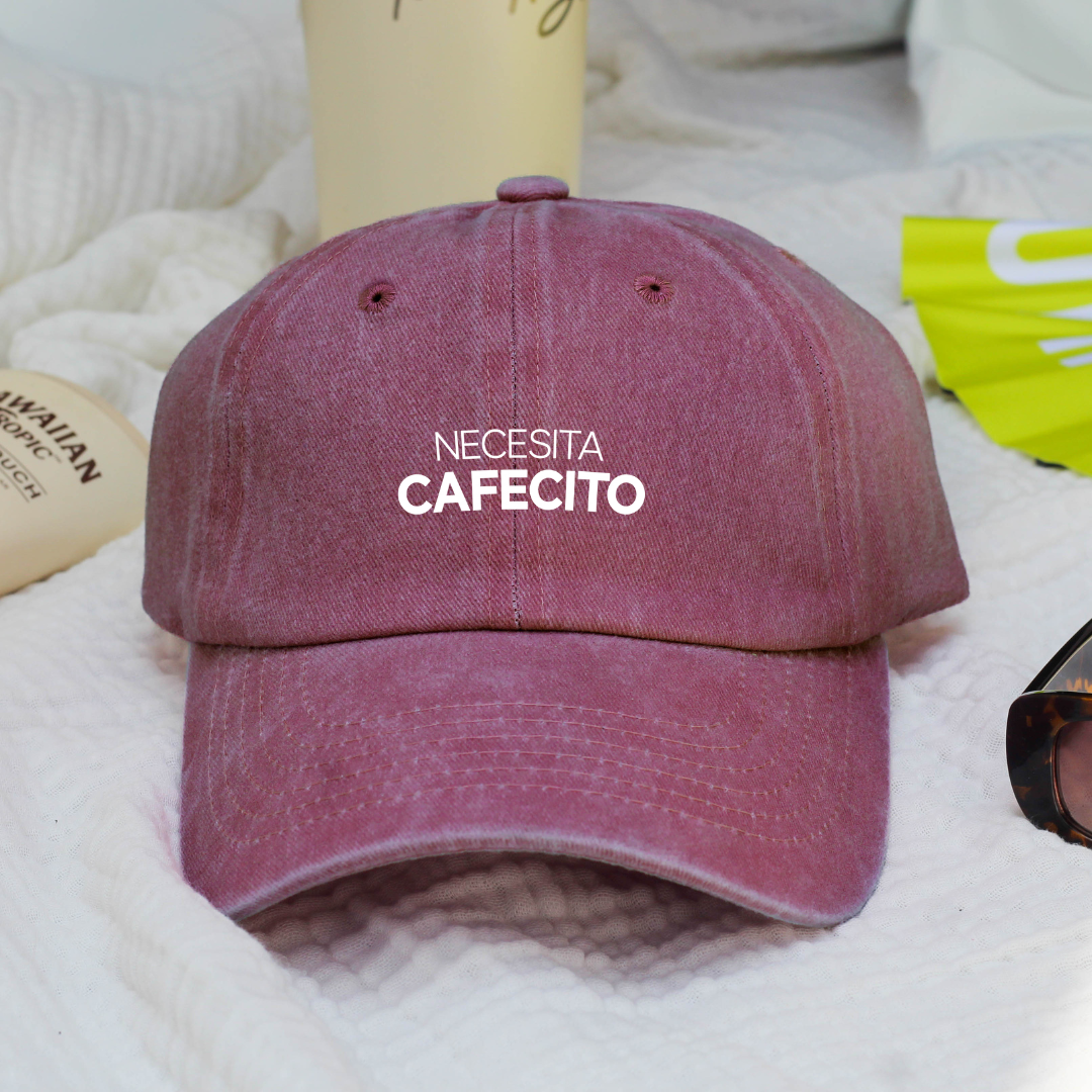 Gorra Washed - Necesita cafecito