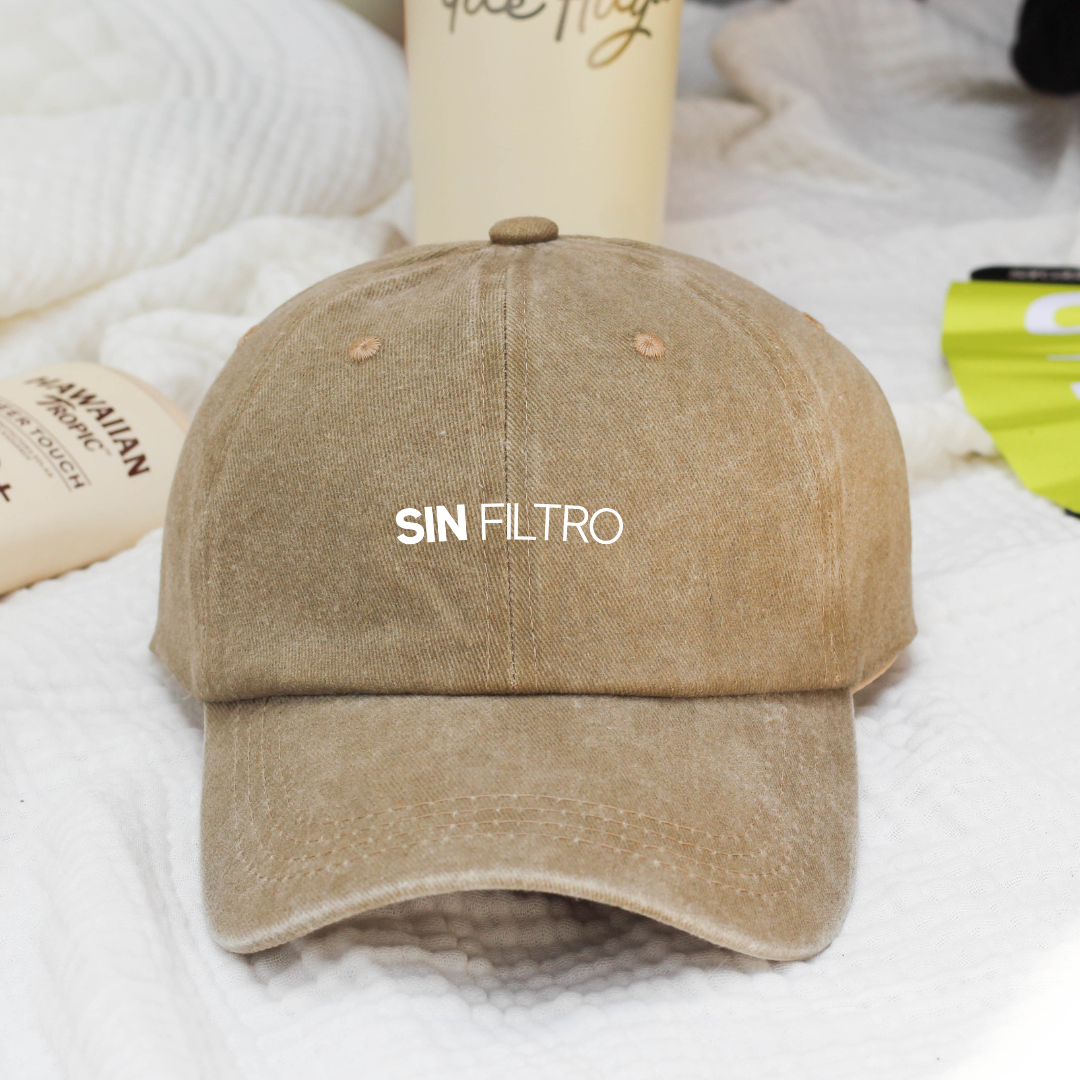 Gorra Washed - Sin filtro