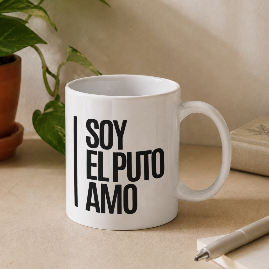 Taza Soy el puto amo