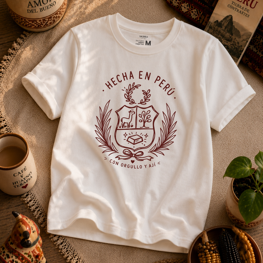 Polo Mujer Escudo Perú