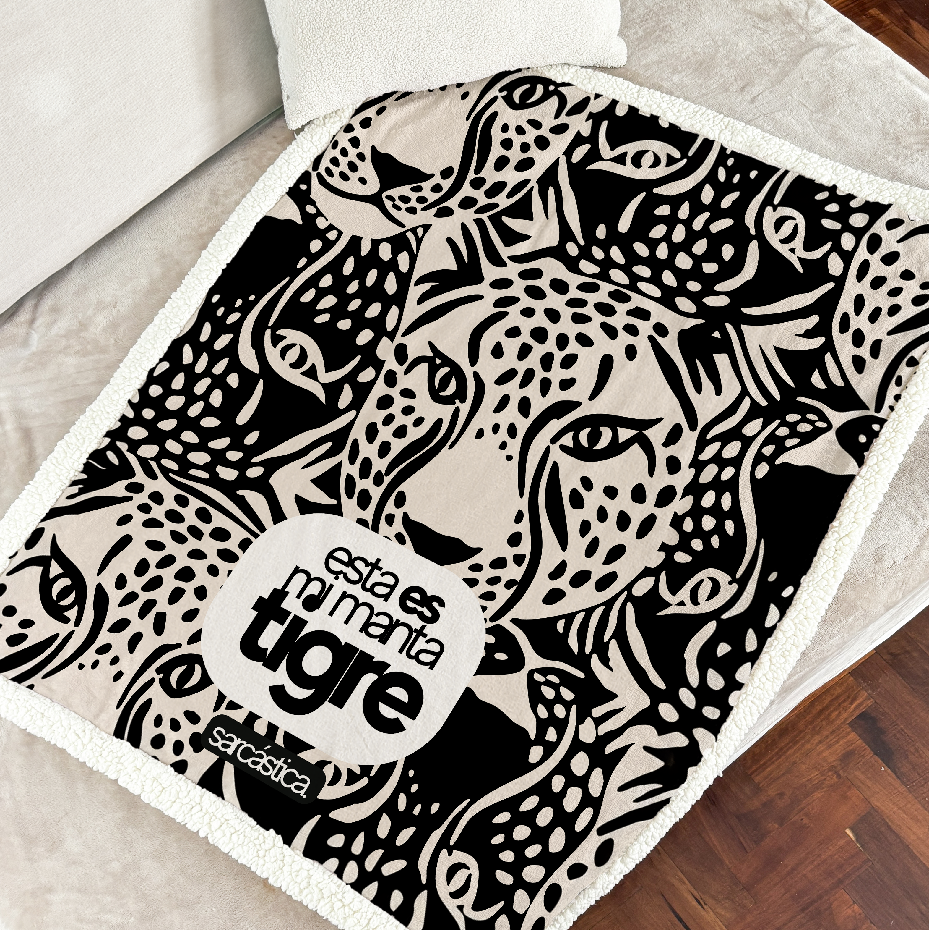 Manta Esta es mi manta tigre