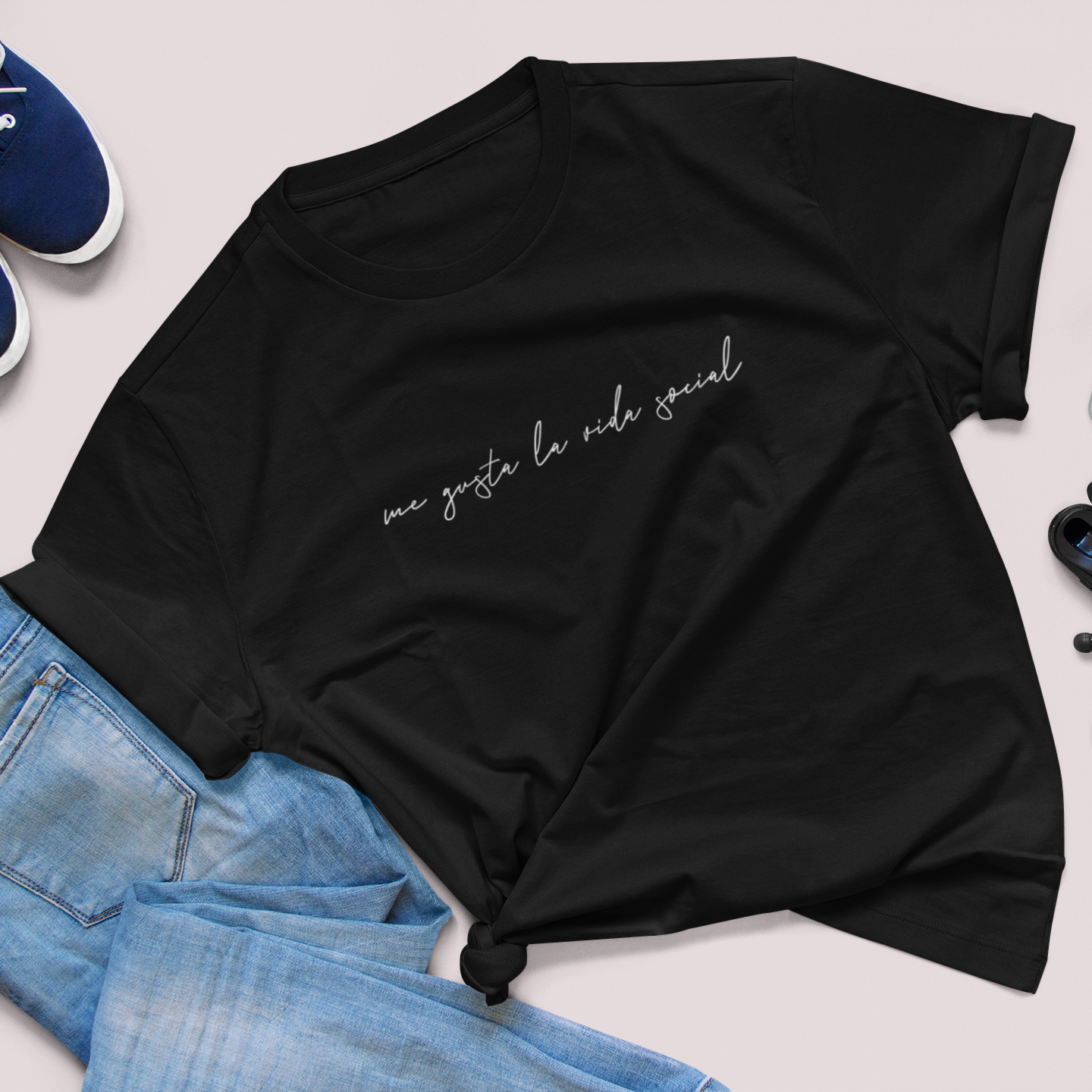 Polo Mujer "Me gusta la vida social"