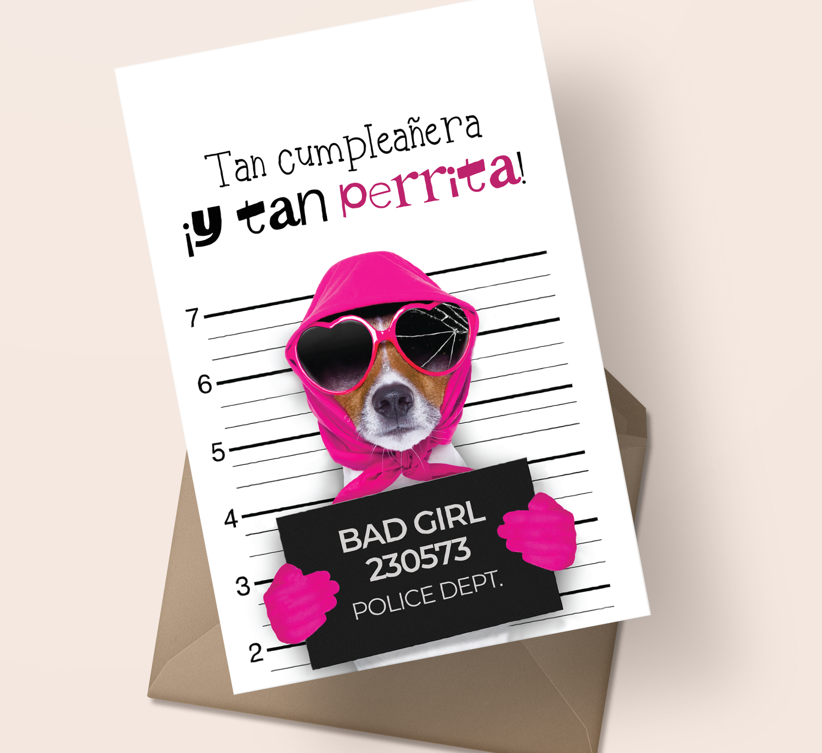 Postal Tan cumpleañera y tan perrita!