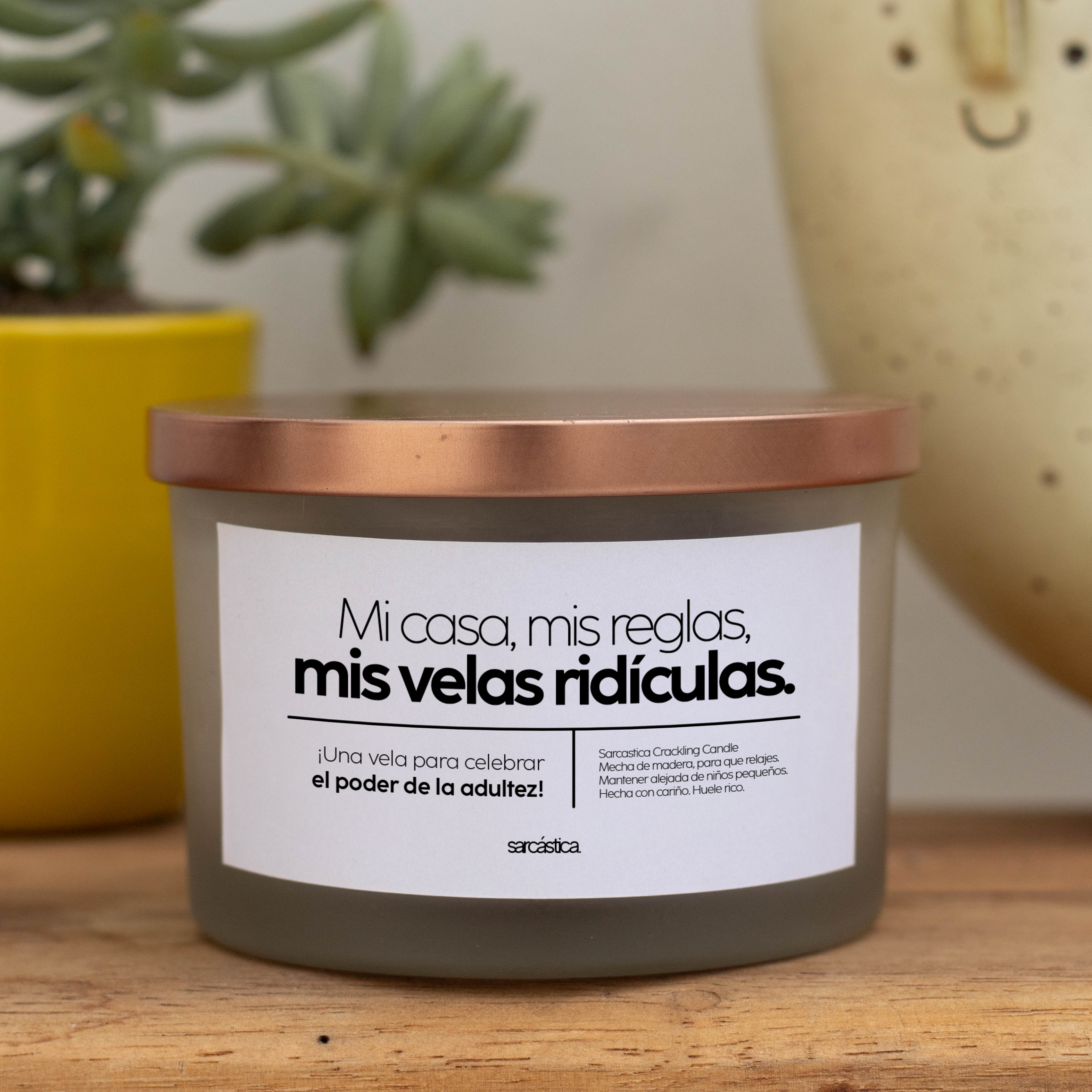 Vela PREMIUM - Mi casa, mis reglas, mis velas ridículas