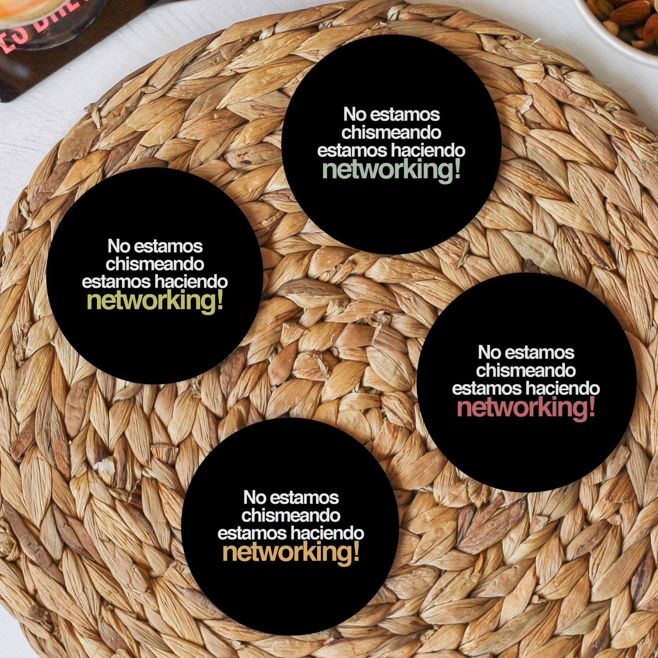 Colección Posavasos Trabajo - Estamos haciendo NETWORKING!
