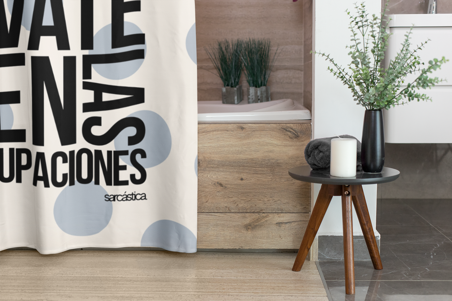 Cortina de Baño: Lávate bien las preocupaciones