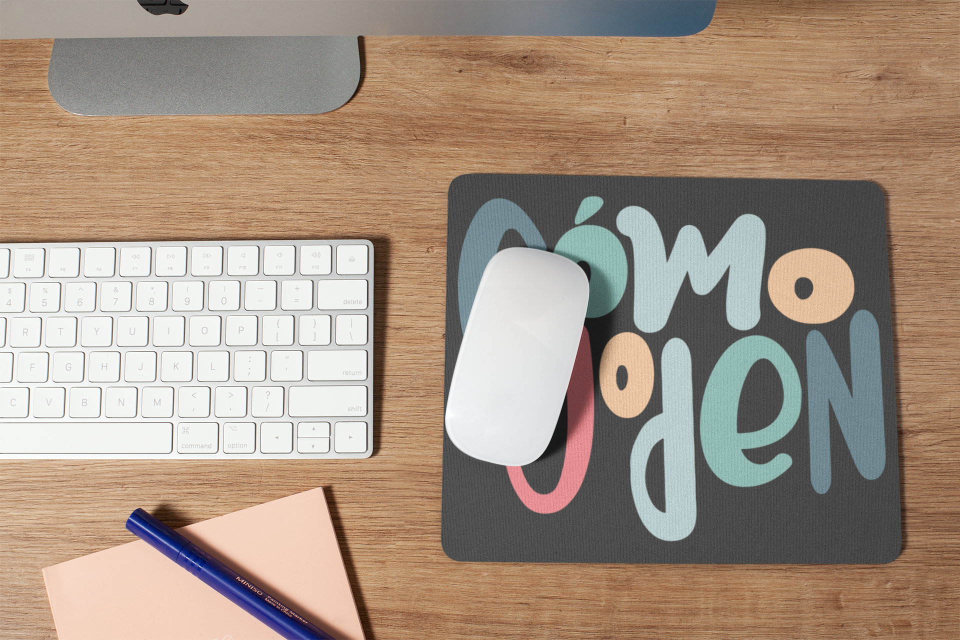 Mousepad Cómo Joden Fondo Oscuro