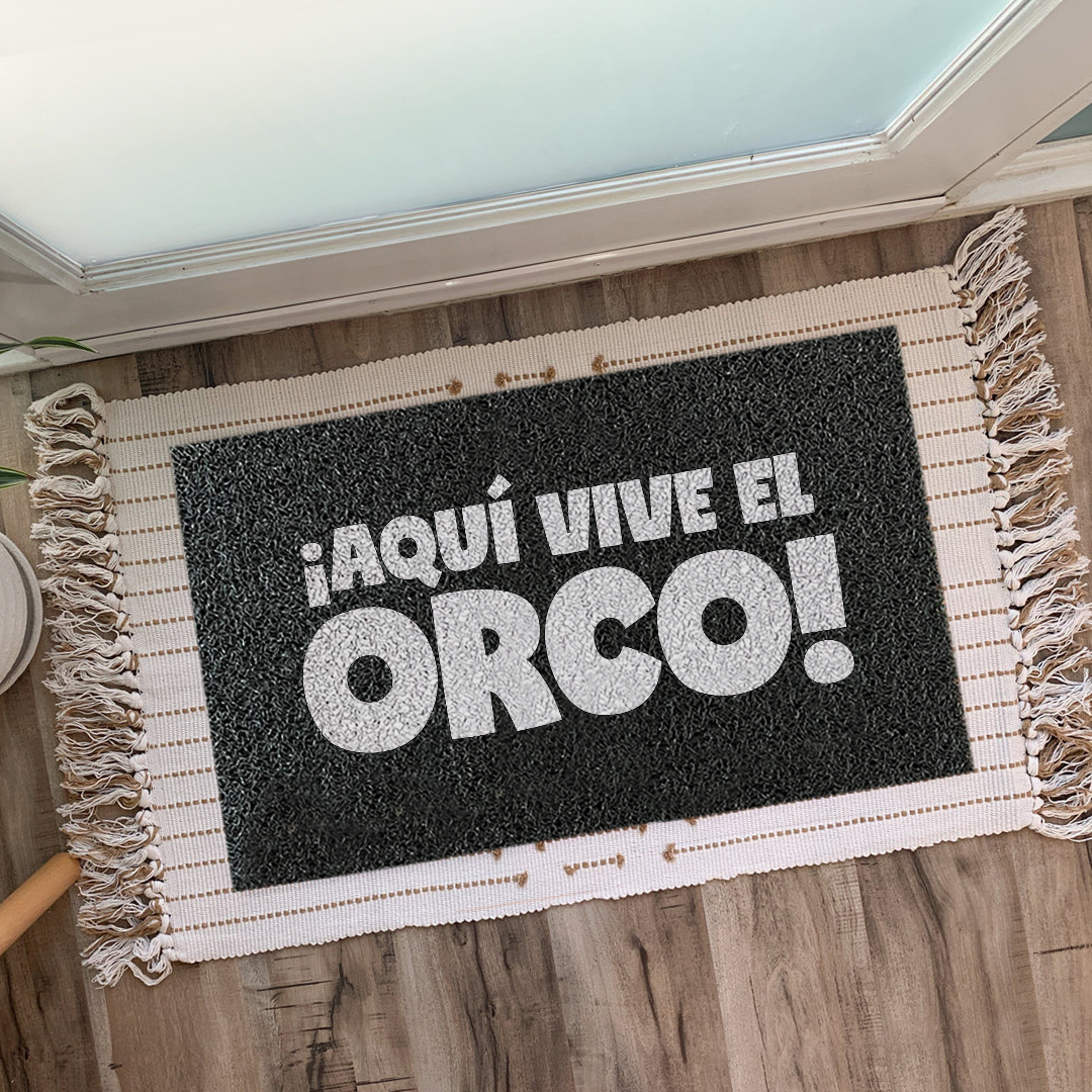 Felpudo ¡Aquí vive el orco!