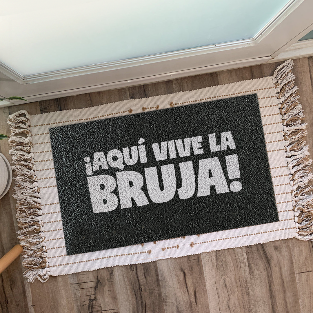Felpudo ¡Aquí vive la Bruja!