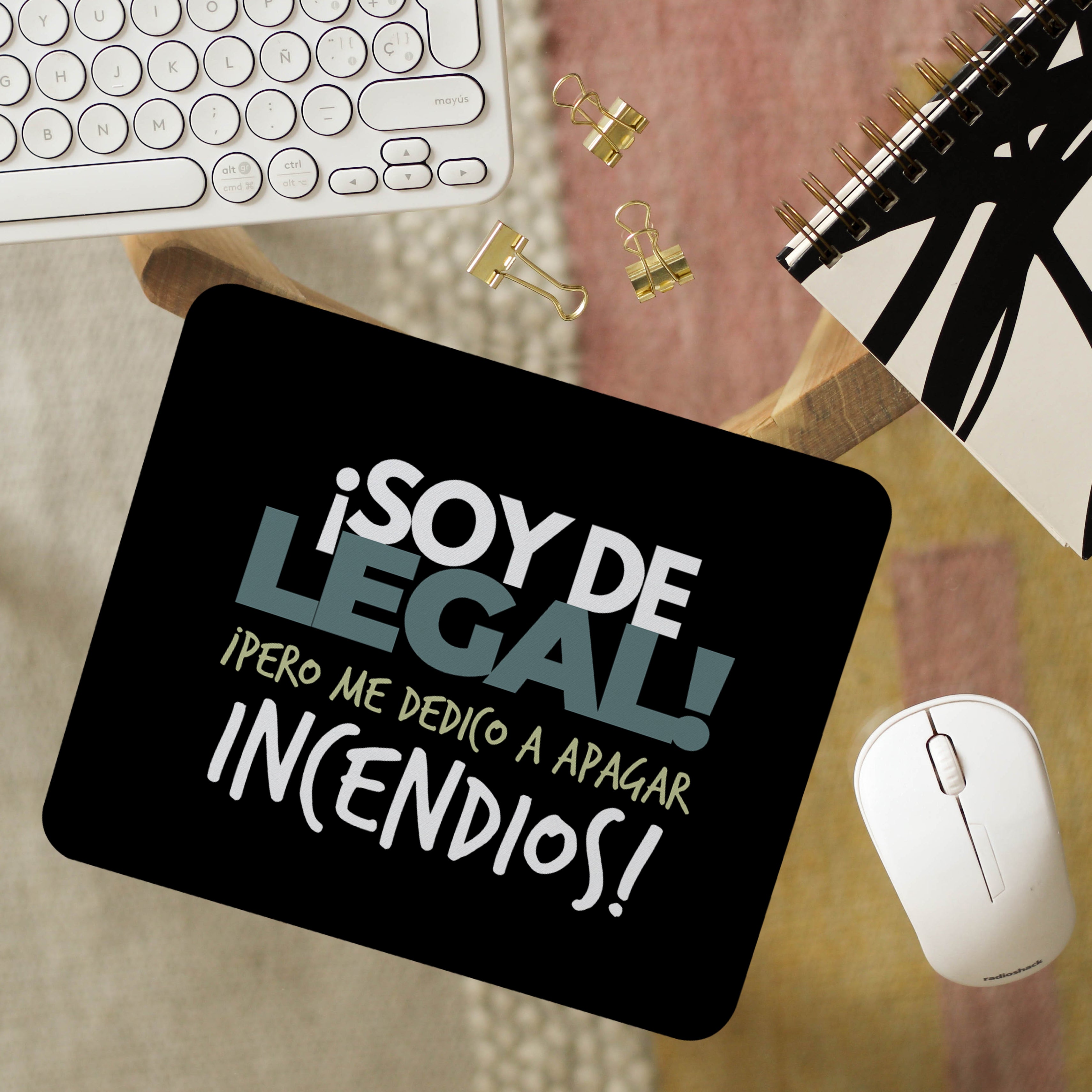 Mousepad Trabajo ¡Soy de legal!
