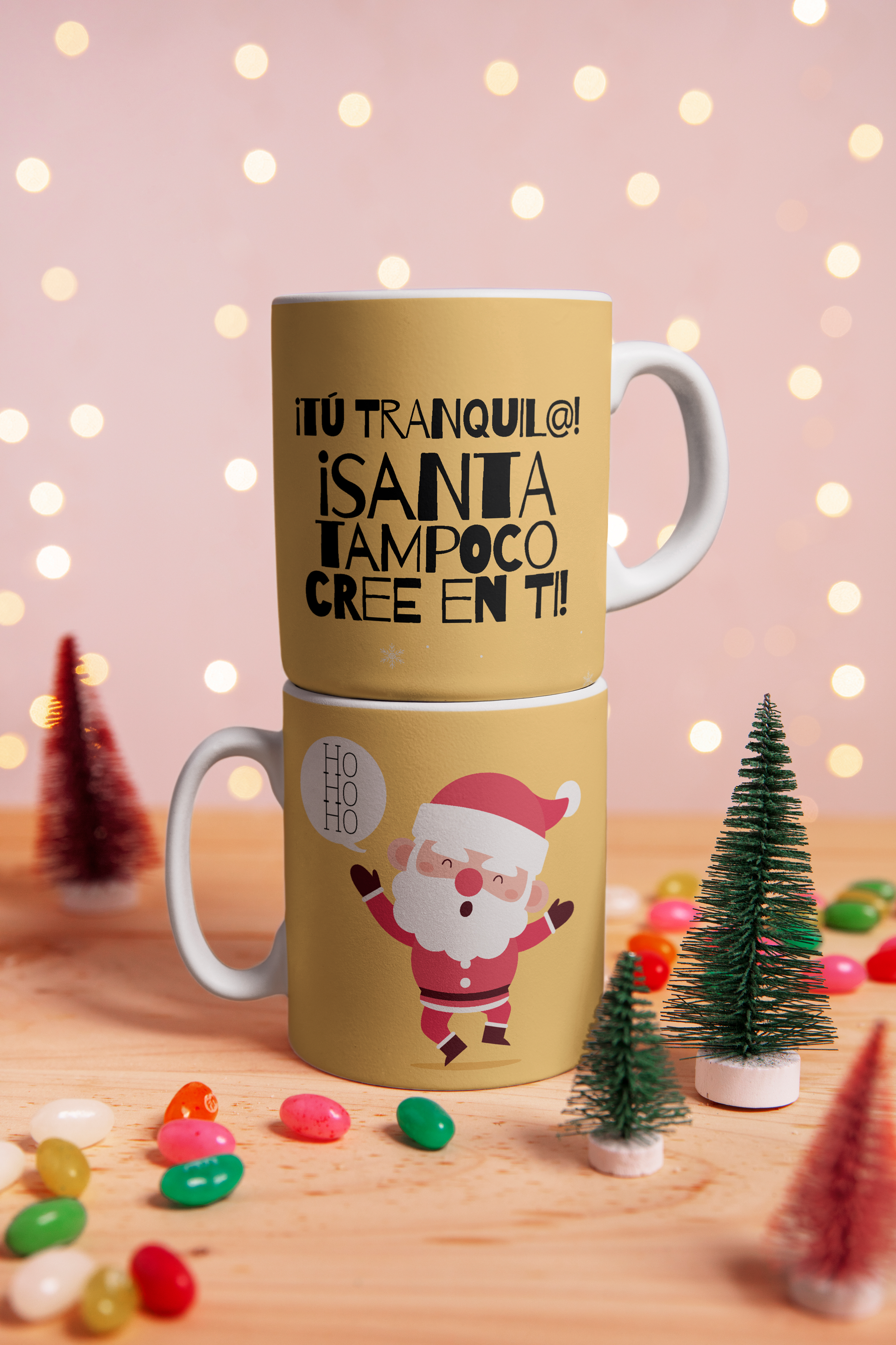 Taza Navideña - ¡Santa tampoco cree en ti!