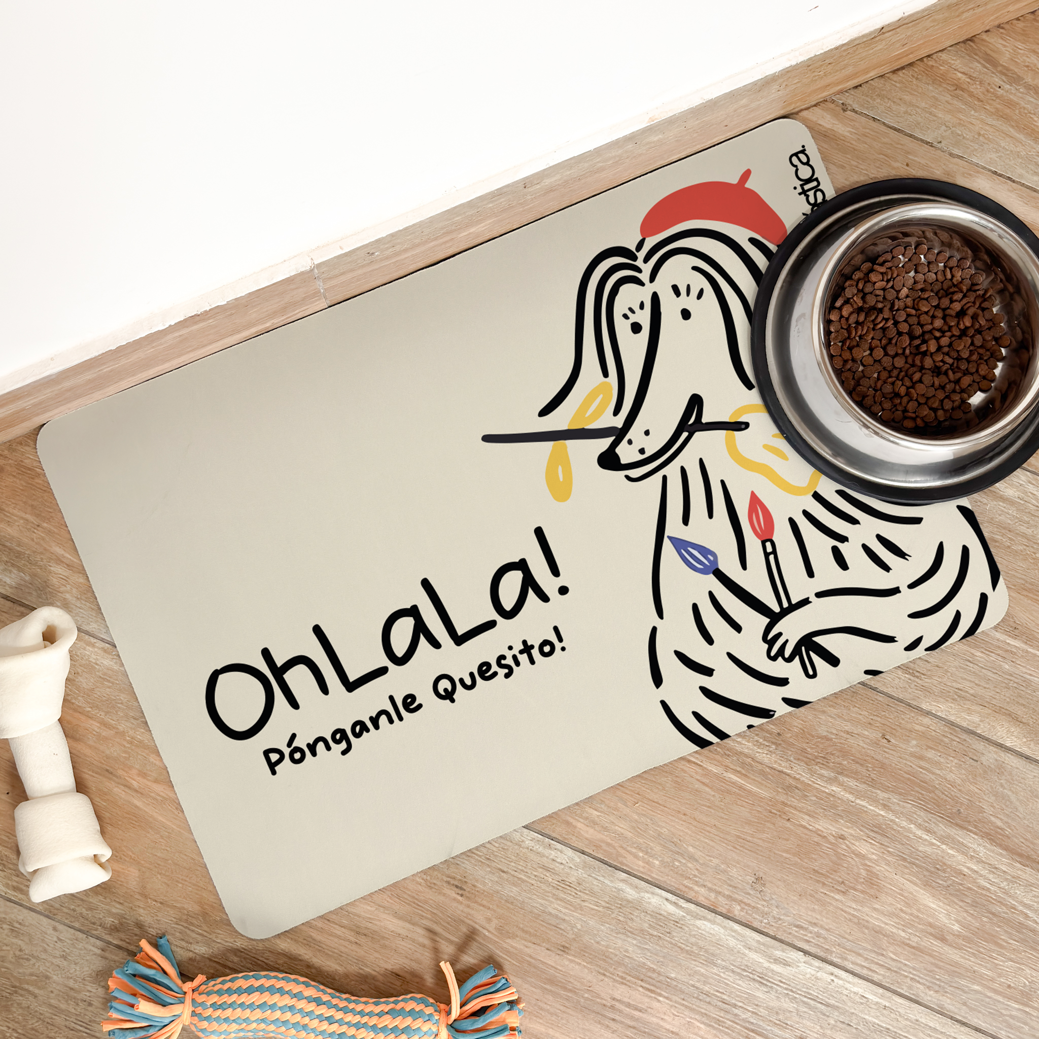 Tapete de Comida Mascotas OhLaLa!