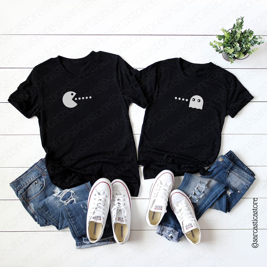 Polos Match Pareja - Pac Man
