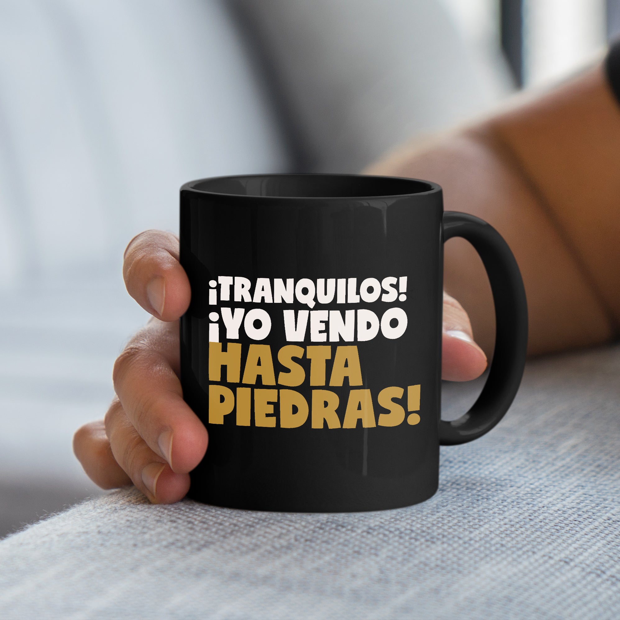 Taza Vendedor ¡Yo vendo hasta piedras!
