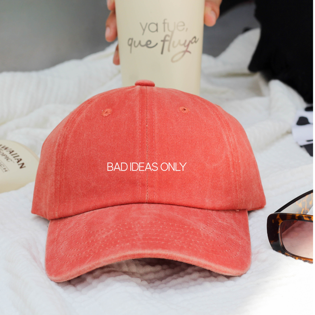 Gorra Washed - Bad Ideas Only