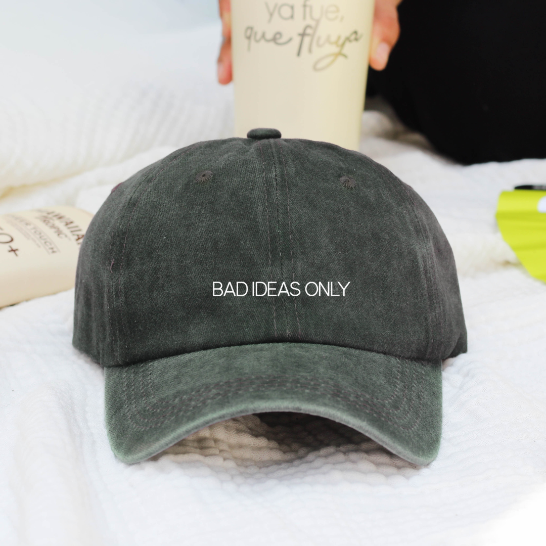 Gorra Washed - Bad Ideas Only