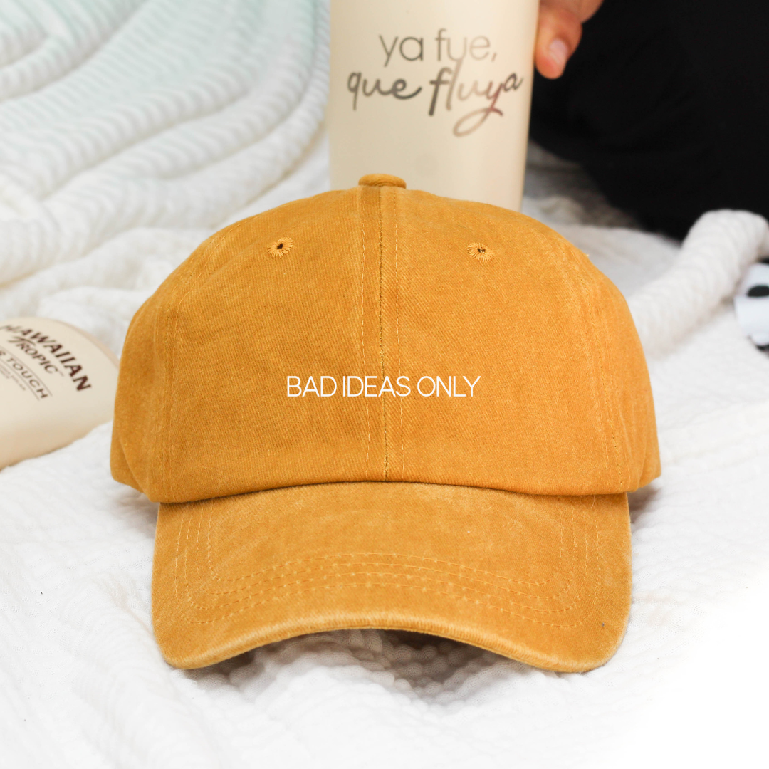 Gorra Washed - Bad Ideas Only