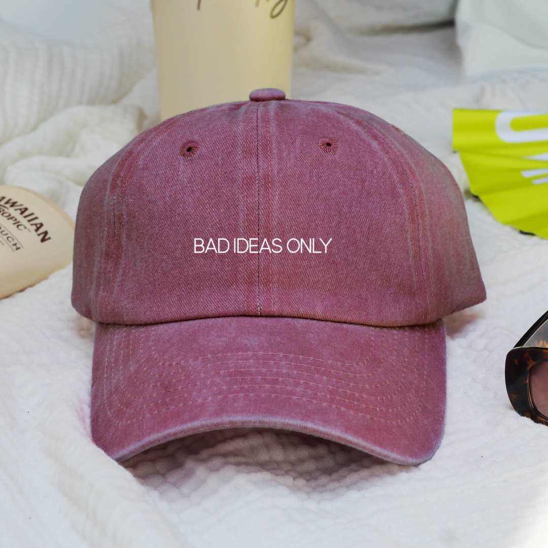 Gorra Washed - Bad Ideas Only
