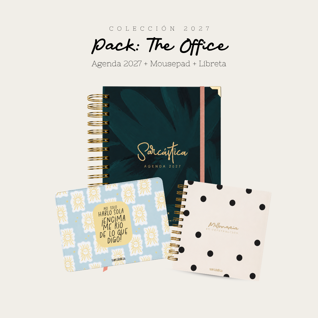 Pack Agenda: The Office (Agenda Sarcástica 2027 + Mousepad + Libreta) (PREVENTA)