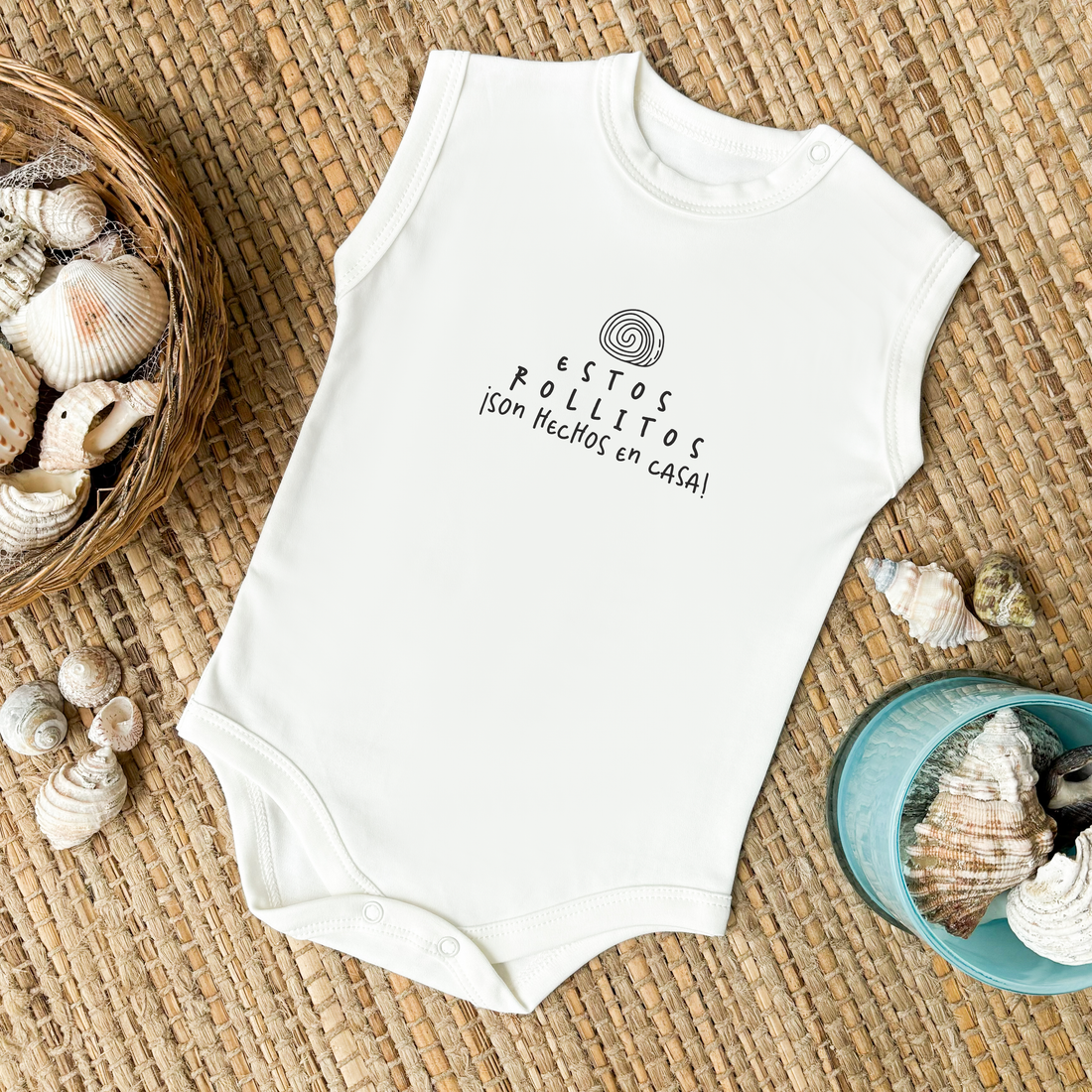 Body para Bebé Estos rollitos ¡son hechos en casa!