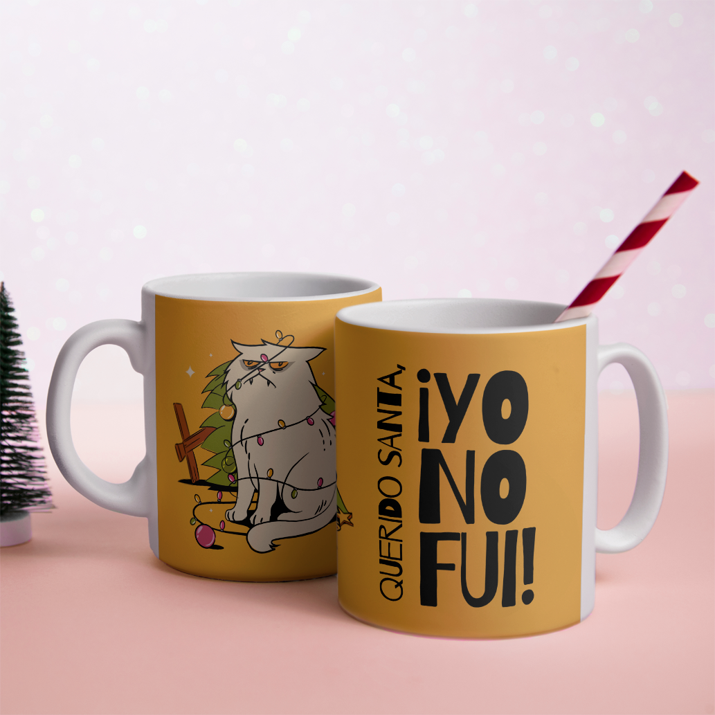 Taza Navideña - Querido Santa ¡Yo no fui!