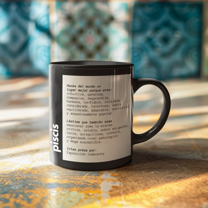 Taza Horóscopo Zodiacal - Piscis
